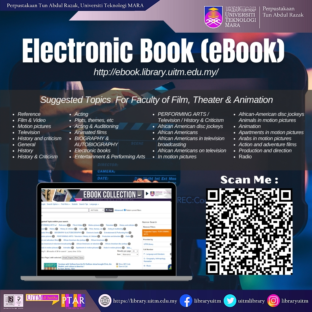 eResources on Film, Theatre and Animation eBooks