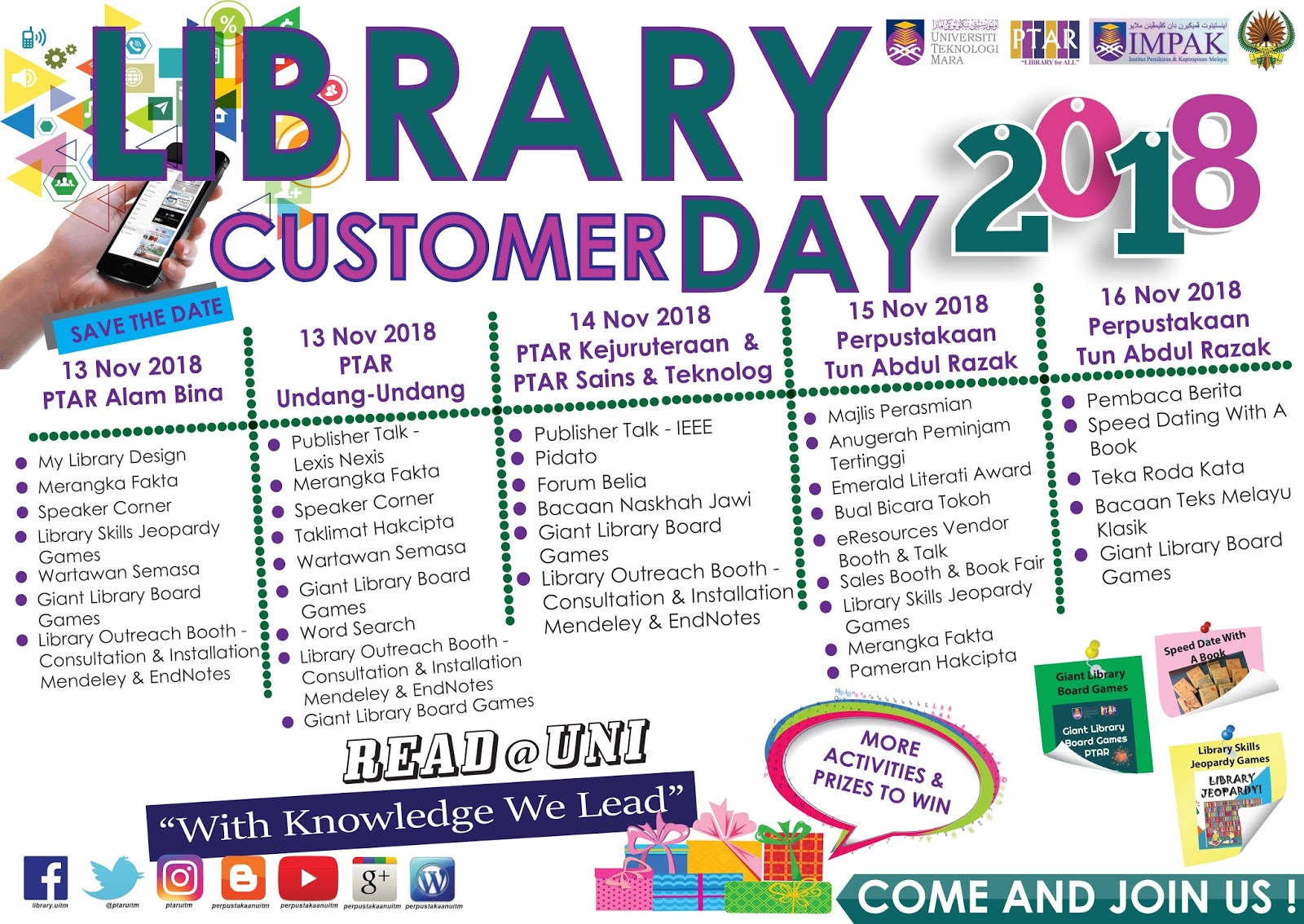 Read@Uni: Library Customer Day (LCD) 2018