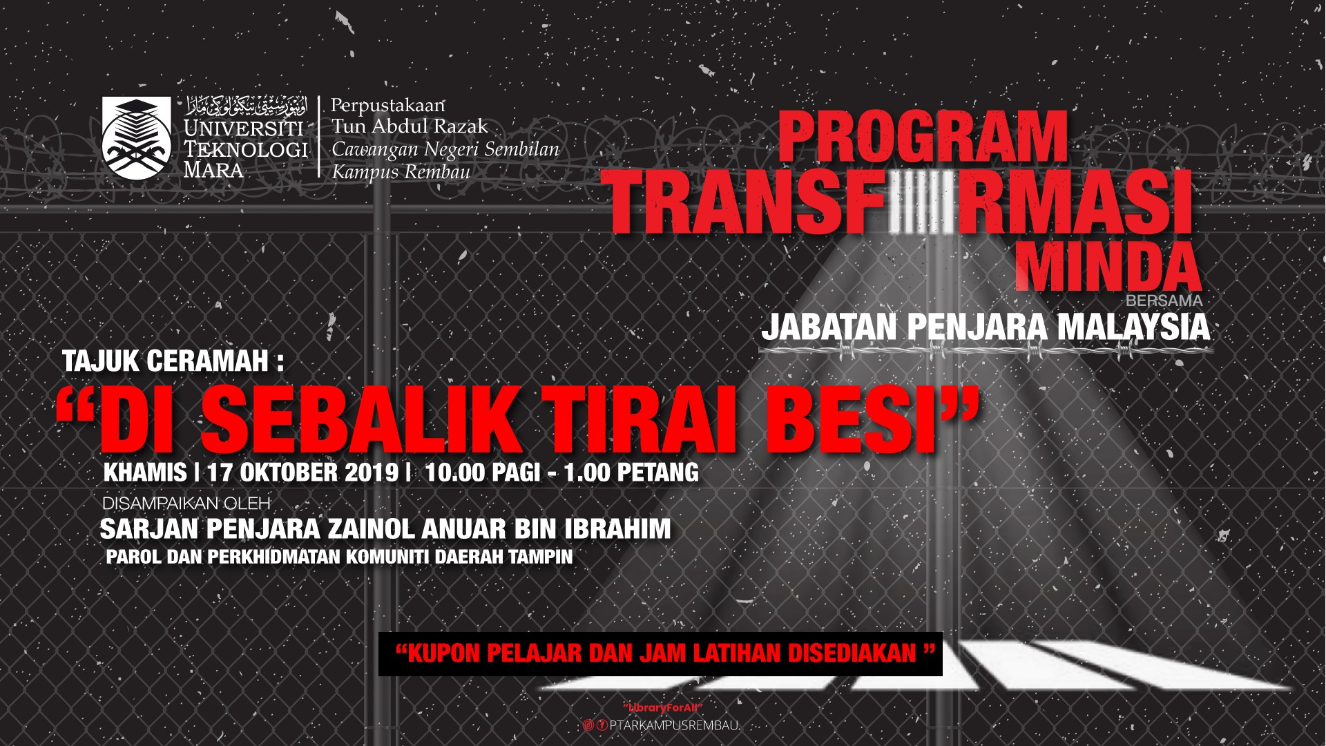 Program “Transformasi Minda” bersama Jabatan Penjara Malaysia