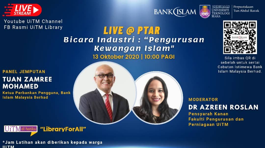 Live@PTAR Bicara Industri : Pengurusan Kewangan Islam