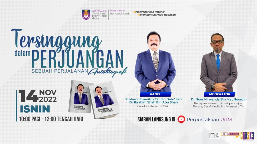 Program Live@PTAR Segmen Bicara Buku : Tersinggung Dalam Perjuangan : Sebuah Perjalanan Autobiografi