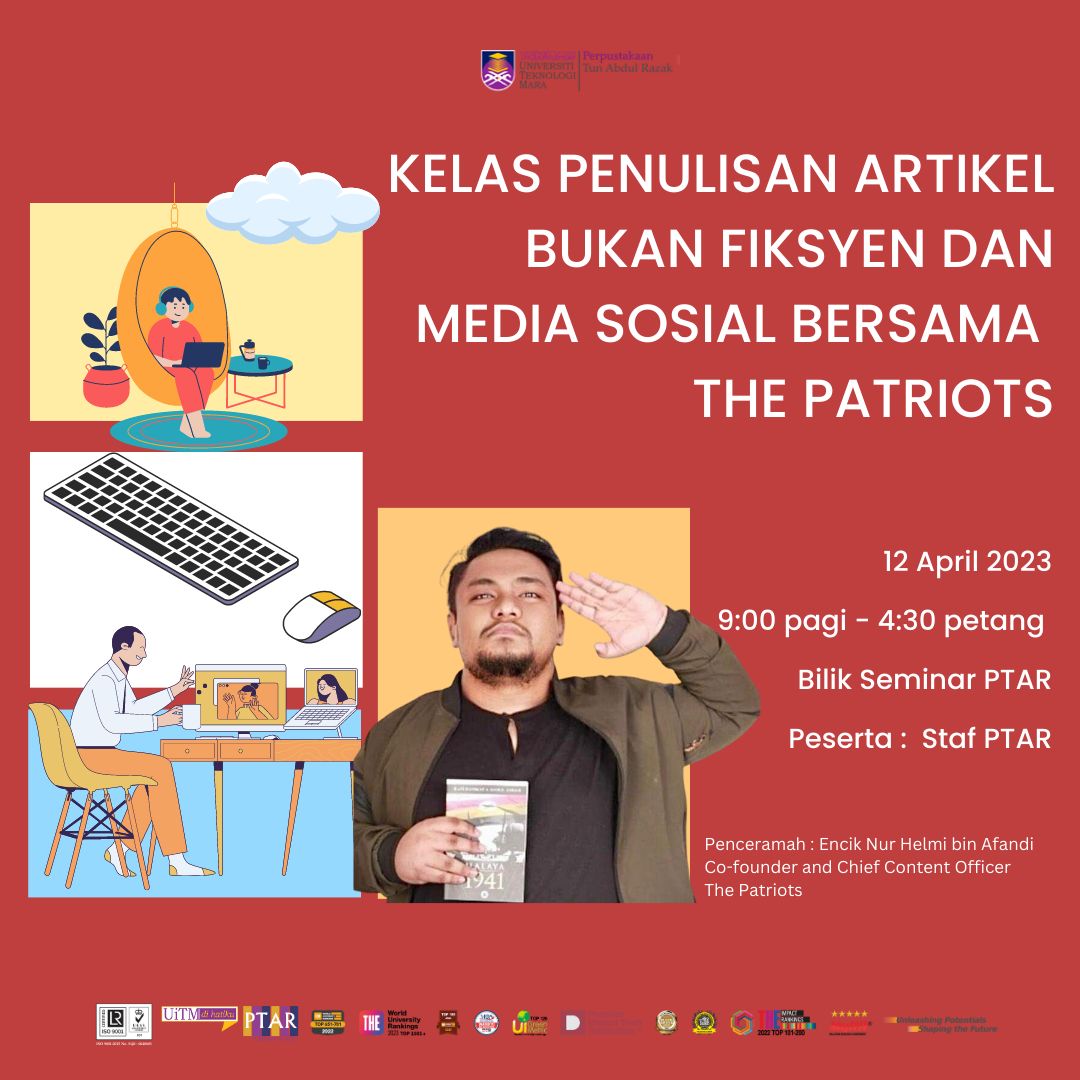 Kelas Penulisan Artikel Bukan Fiksyen dan Media Sosial bersama The Patriots