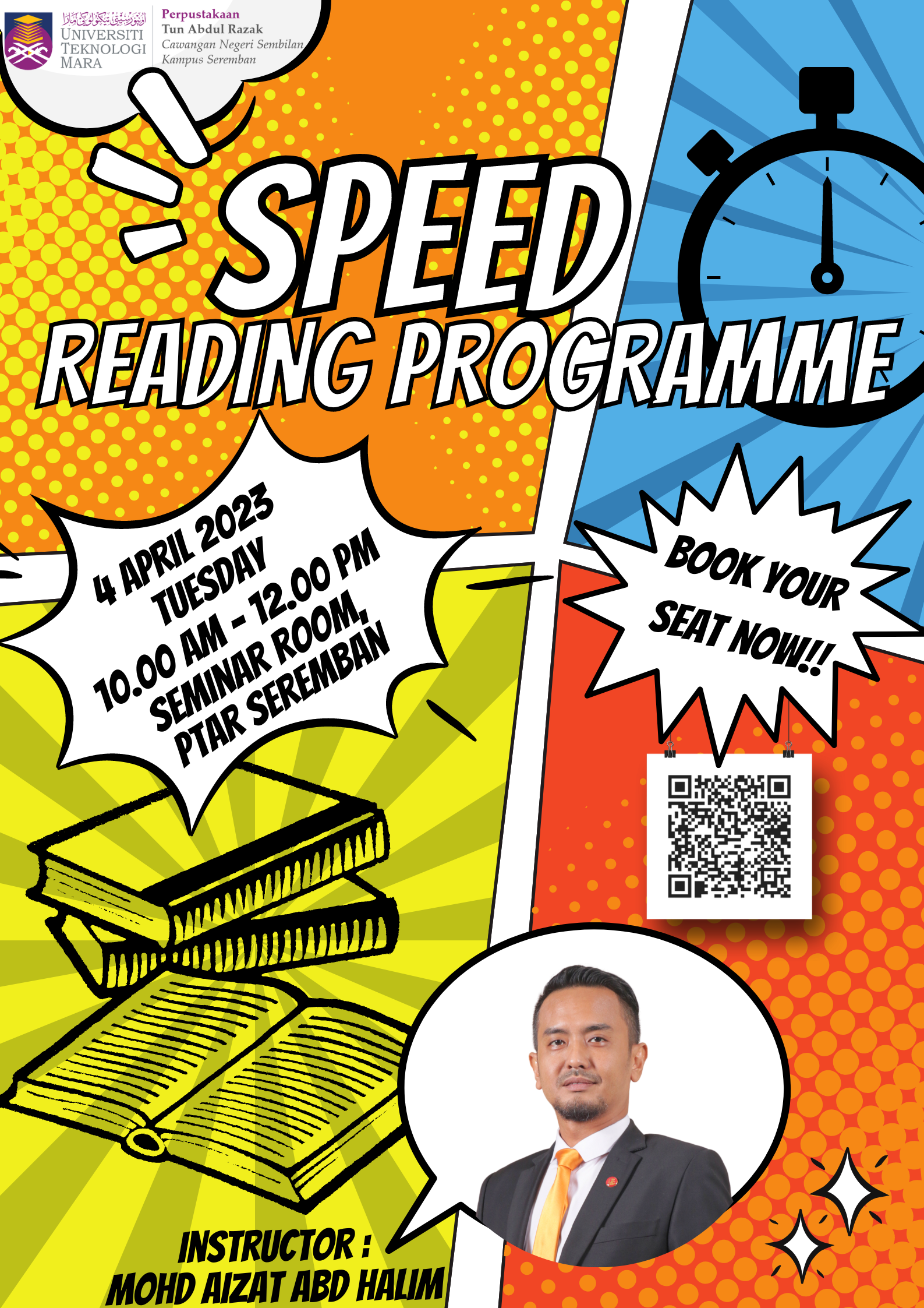 Bengkel Speed Reading Bersama Pelajar UiTM Kampus Seremban