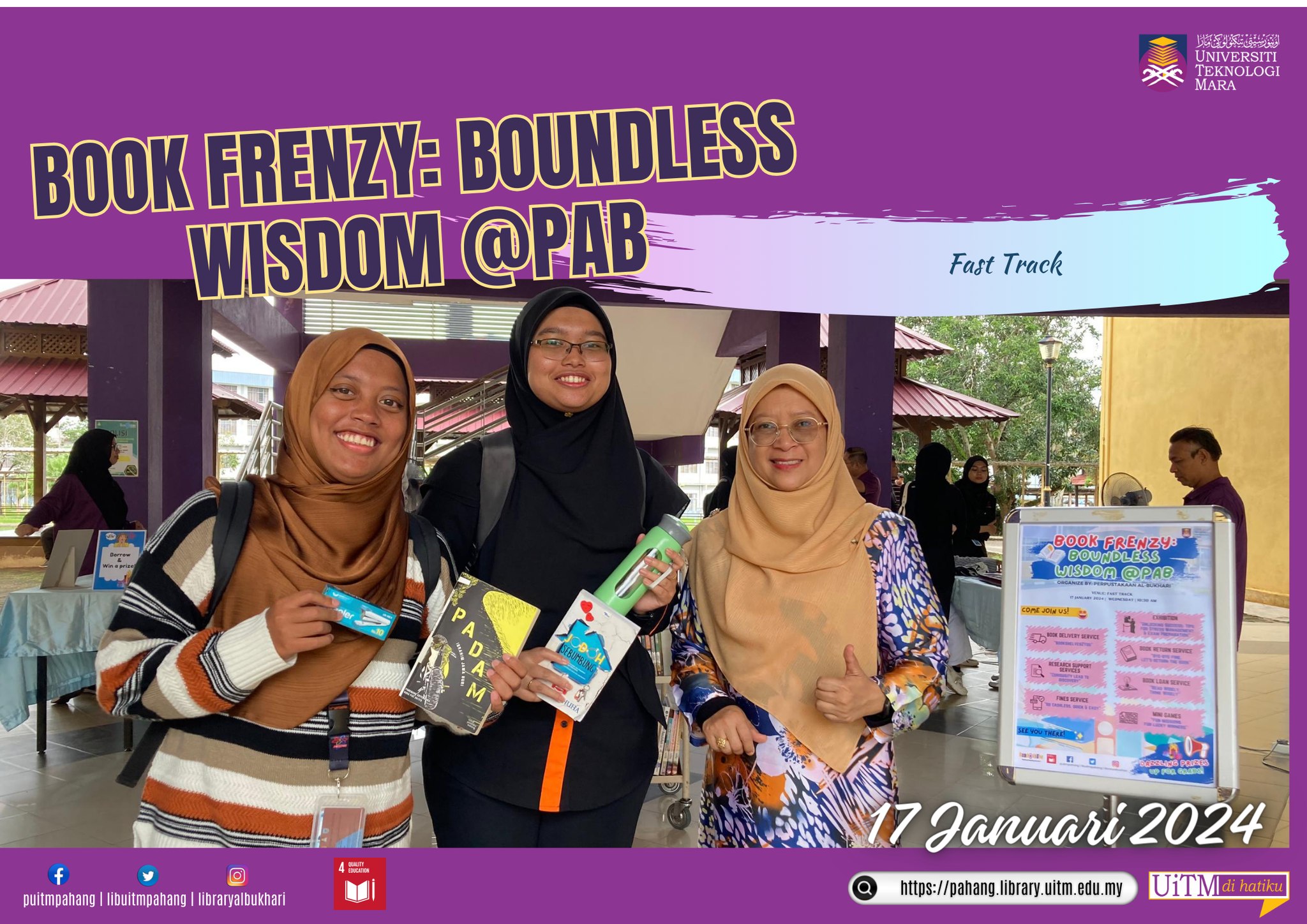 MOBILE LIBRARY- BOOK FRENZY: BOUNDLESS WISDOM @PAB