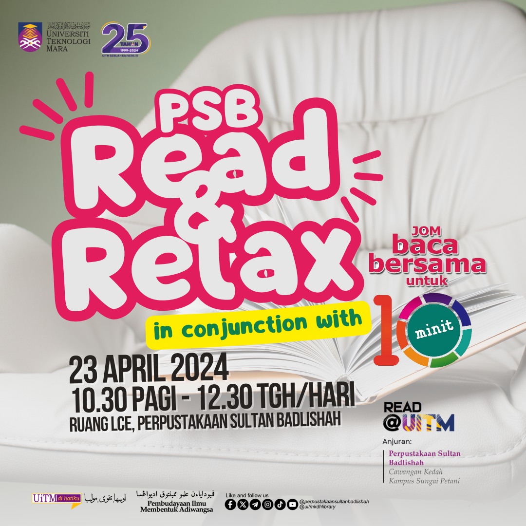 Program PSB Read & Relax: Jom Baca 10 Minit