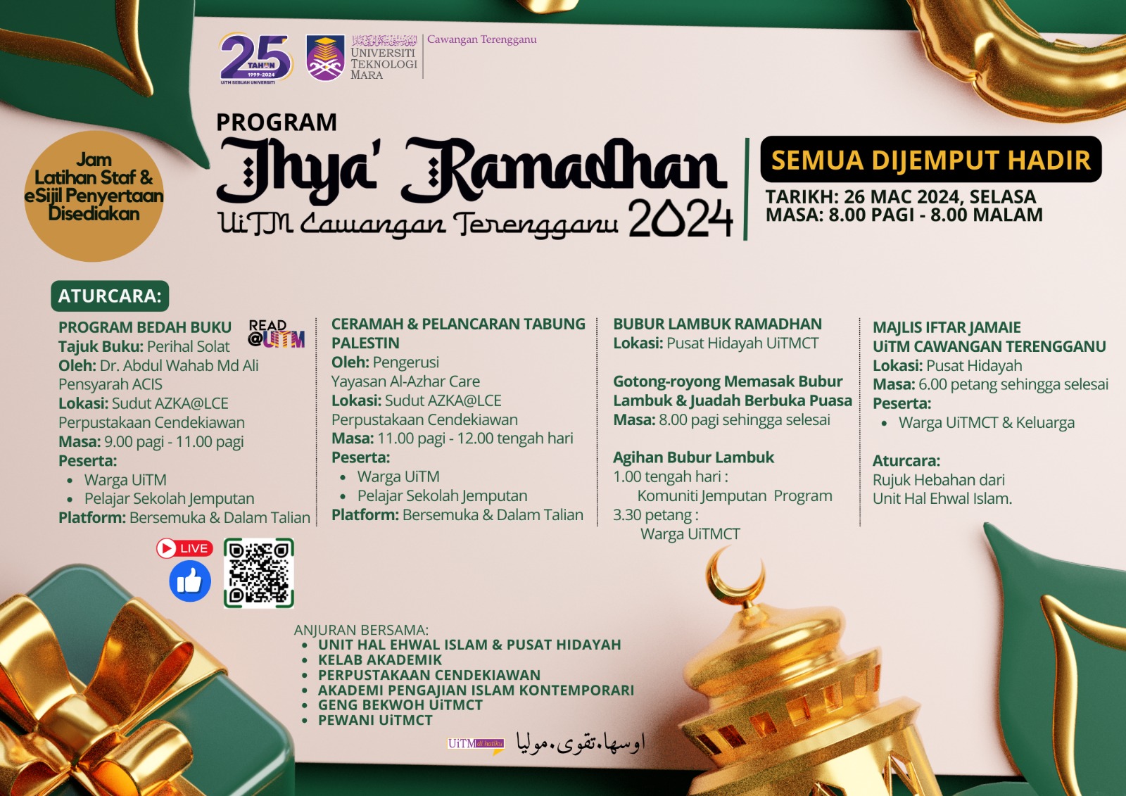 Program Ihya’ Ramadhan UiTM Cawangan Terengganu