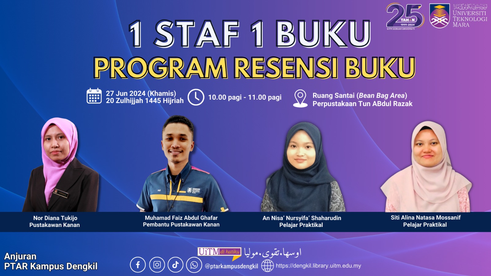 1 STAF, 1  BUKU : RESENSI BUKU