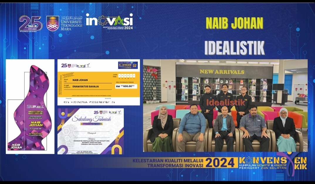 Tahniah & Syabas  Kumpulan KIK Idealistik 