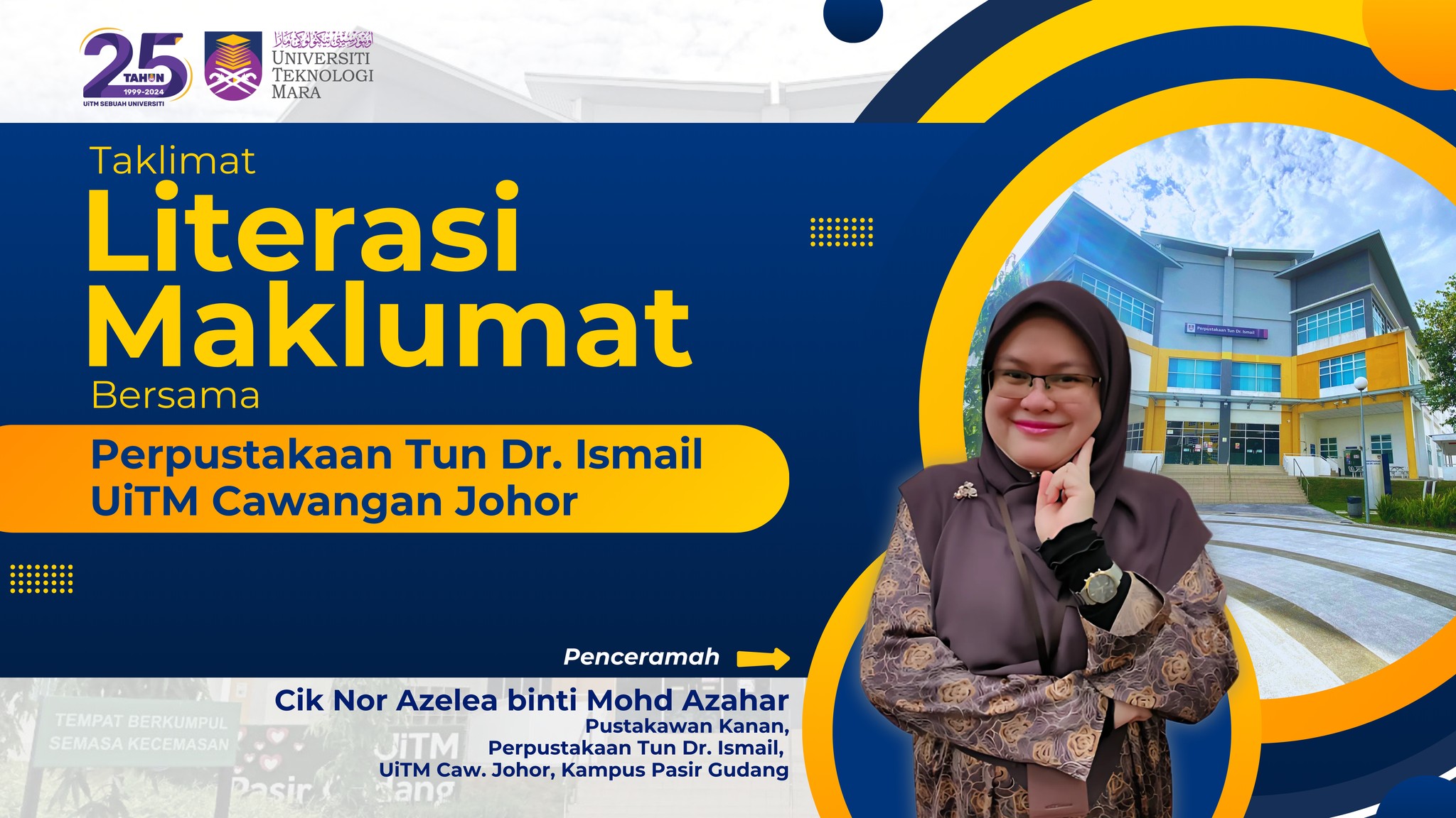 Sekitar Program Lawatan dan Bengkel Literasi Maklumat Kolej Vokasional Tanjung Puteri, Johor Bahru