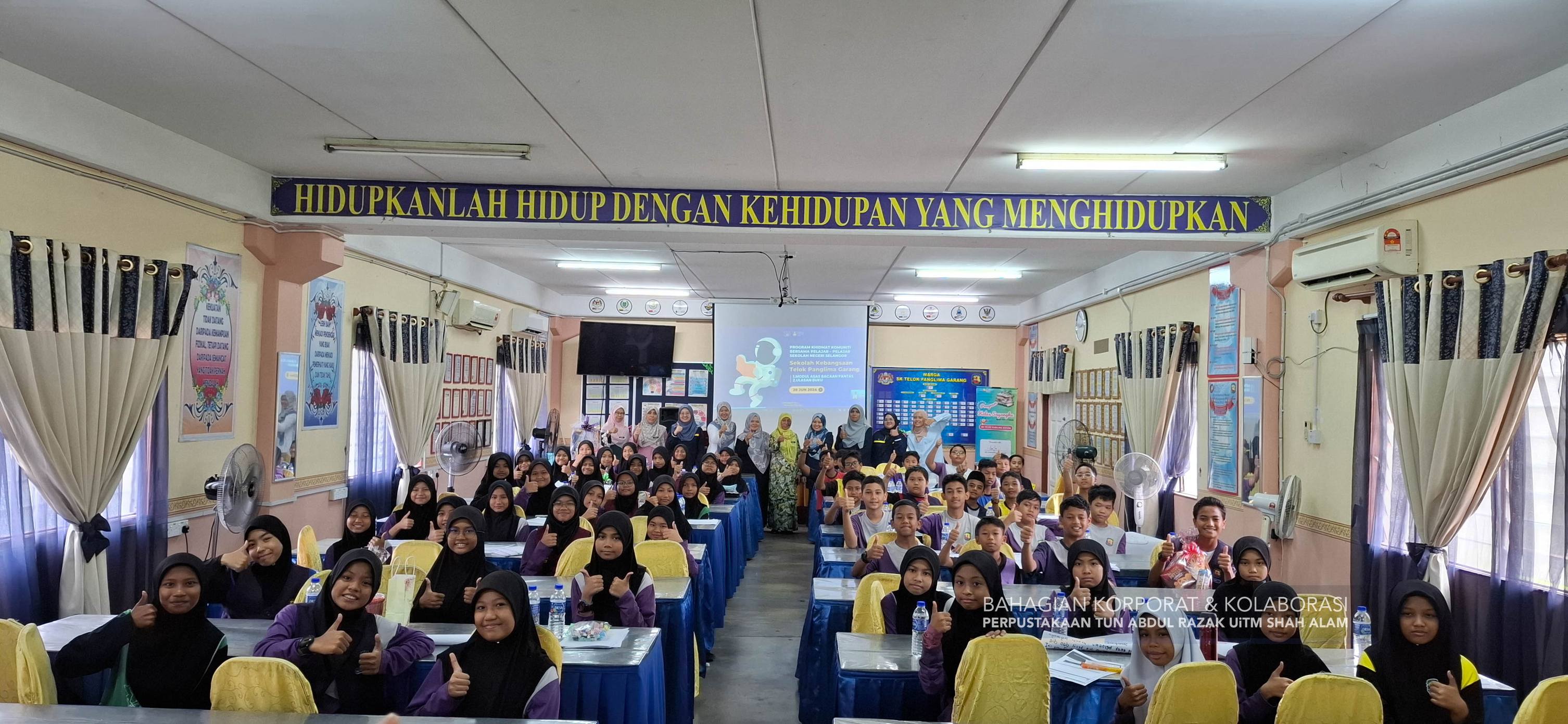 Khidmat Komuniti Literasi Sekolah : Sekolah Kebangsaan Telok Panglima Garang