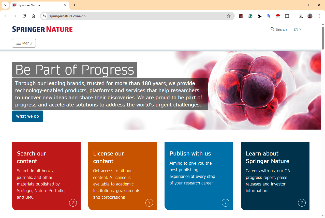 Penerbitan Artikel Akses Terbuka Dalam Springer Nature