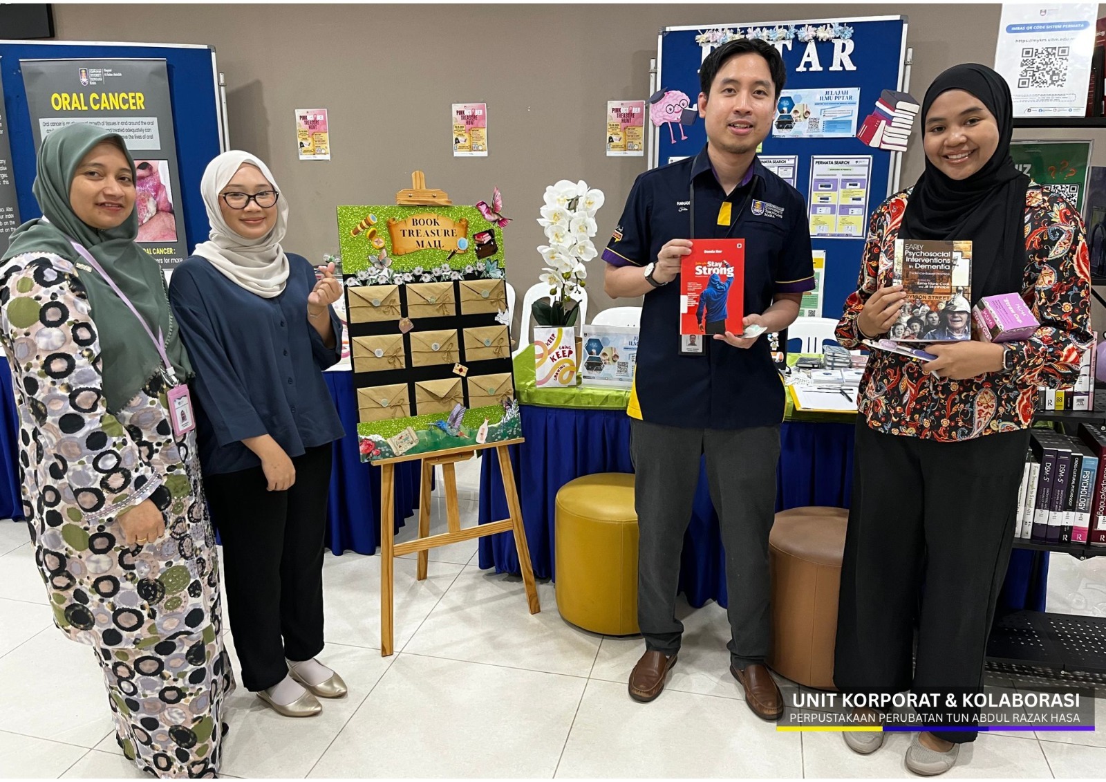 Jelajah Ilmu Perpustakaan Perubatan Tun Abdul Razak Sempena Hari Kesihatan Mental Sedunia Peringkat Hospital Al-Sultan Abdullah (UiTM)