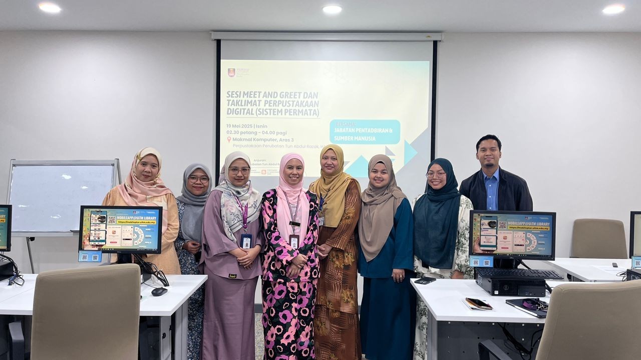 Sesi Meet and Greet dan Taklimat Perpustakaan Digital (PERMATA) Bersama Jabatan Pentadbiran & Sumber Manusia