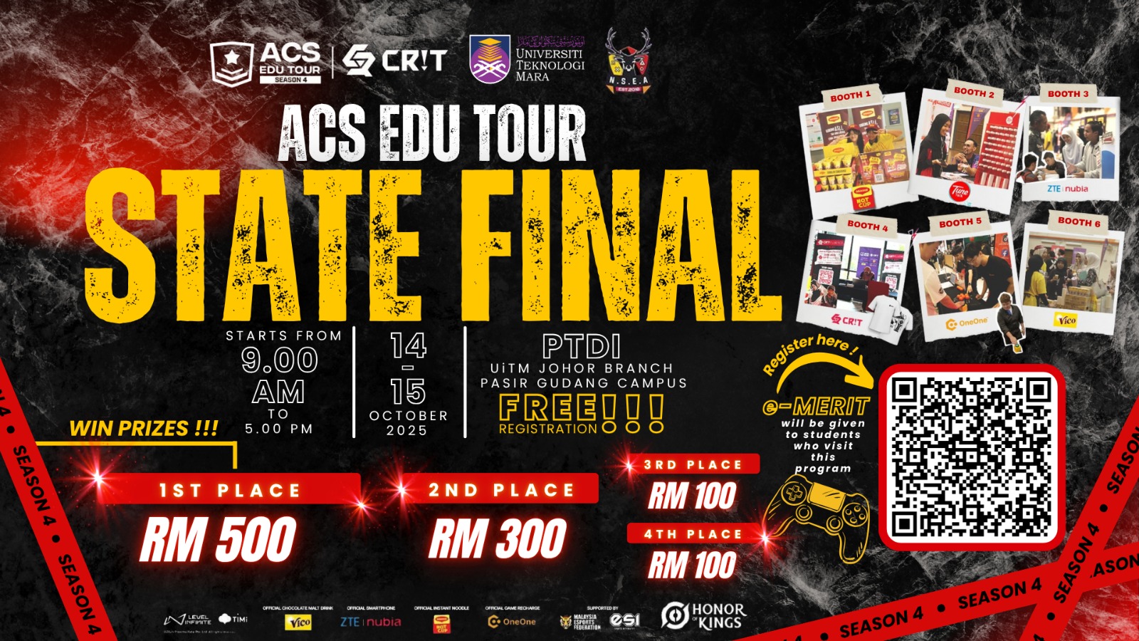 UiTM Kampus Pasir Gudang Gamat dengan Penganjuran ACS EDU TOUR State Final 2025