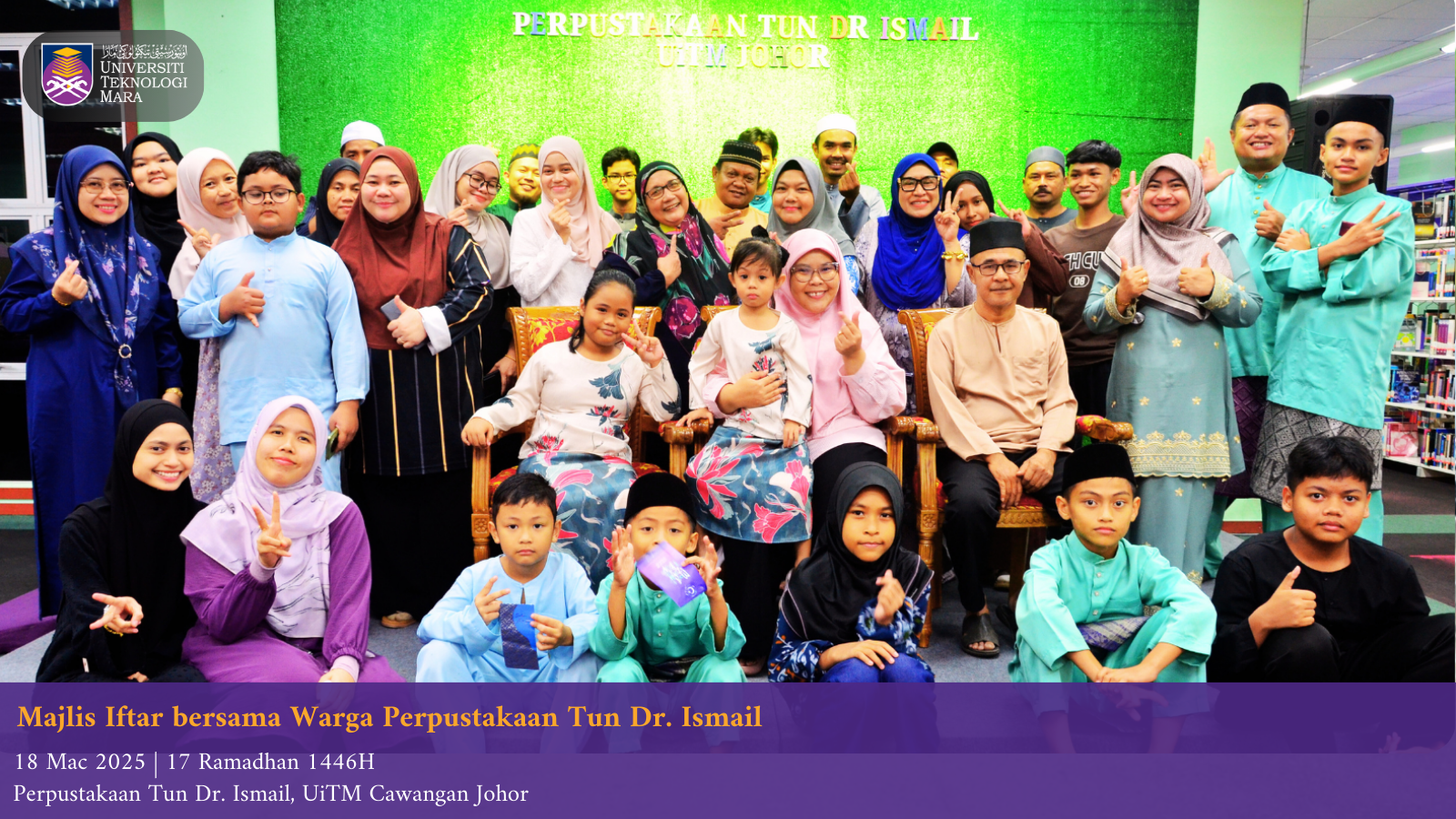 Majlis Iftar bersama Perpustakaan Tun Dr. Ismail