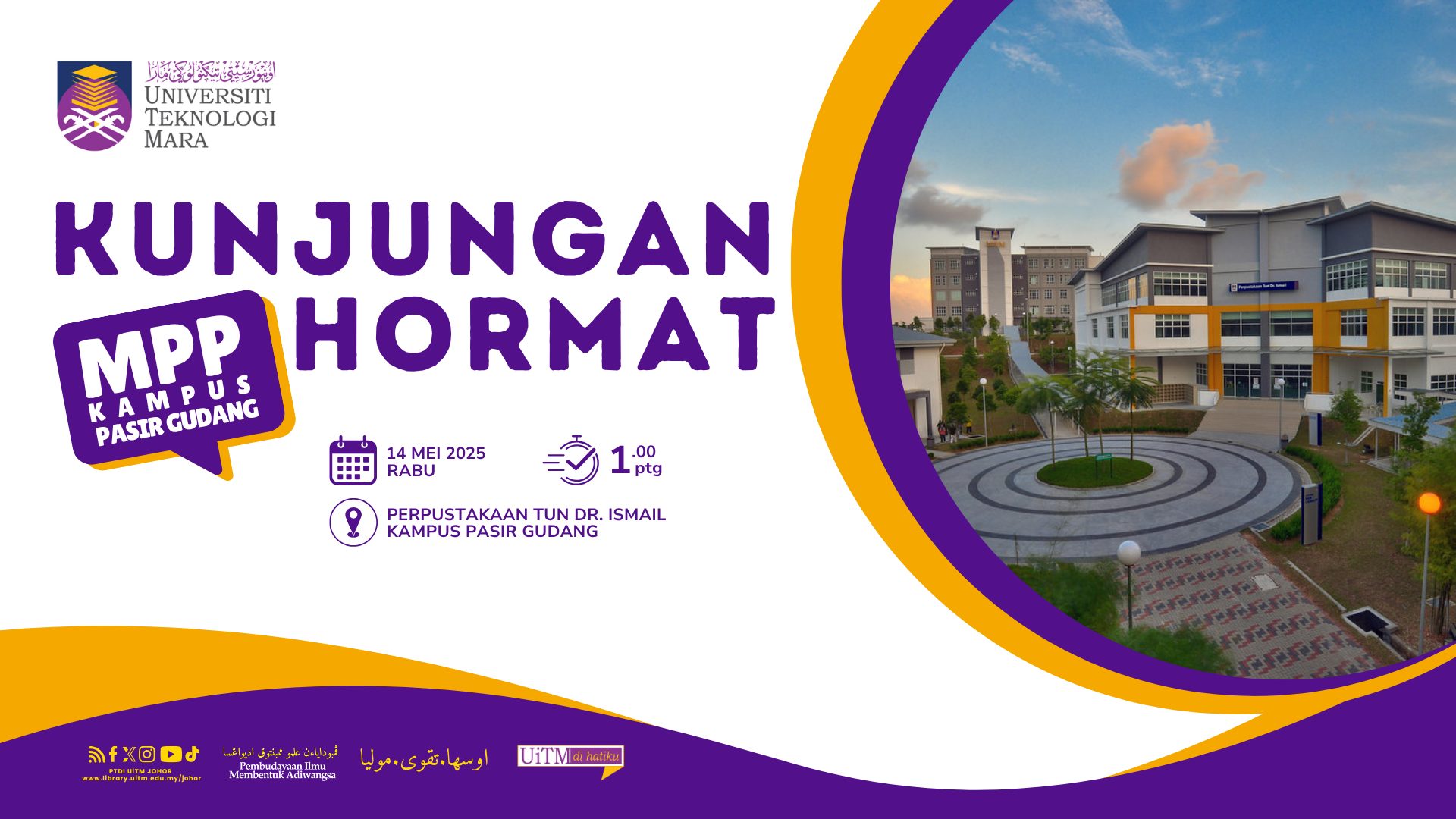 Kunjungan Hormat MPP Kampus Pasir Gudang