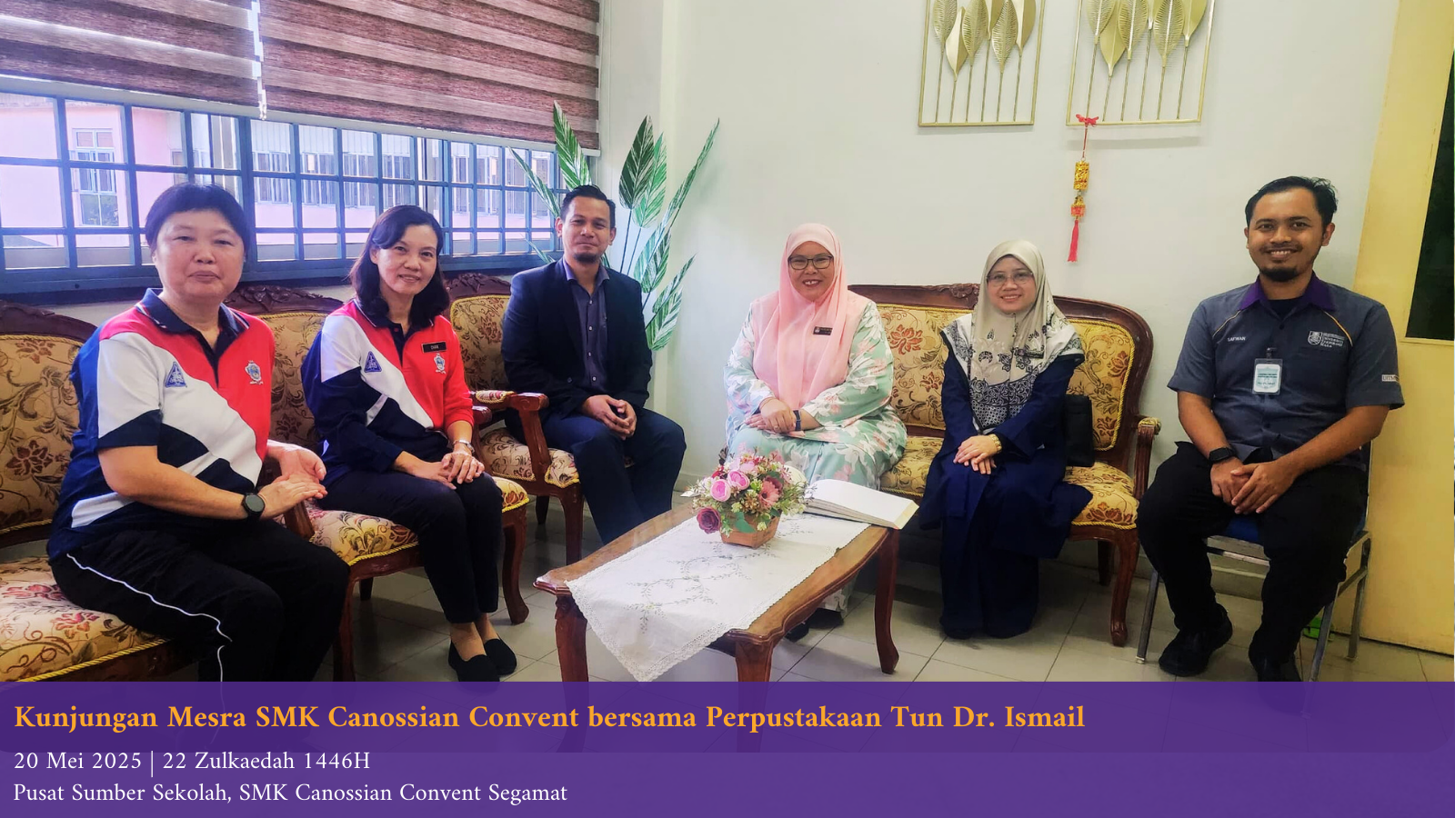 Jalinan Ilmu Kukuhkan Hubungan PTDI dan SMK Canossian Convent Segamat
