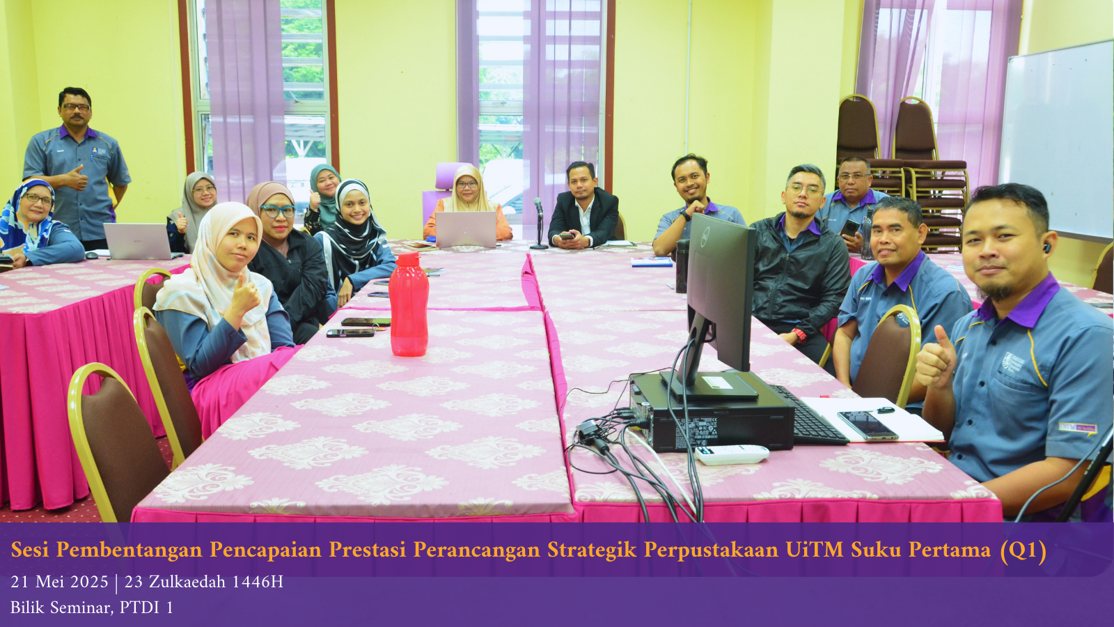 PTDI Terlibat dalam Sesi Pembentangan Prestasi Strategik Perpustakaan UiTM Q1 2025