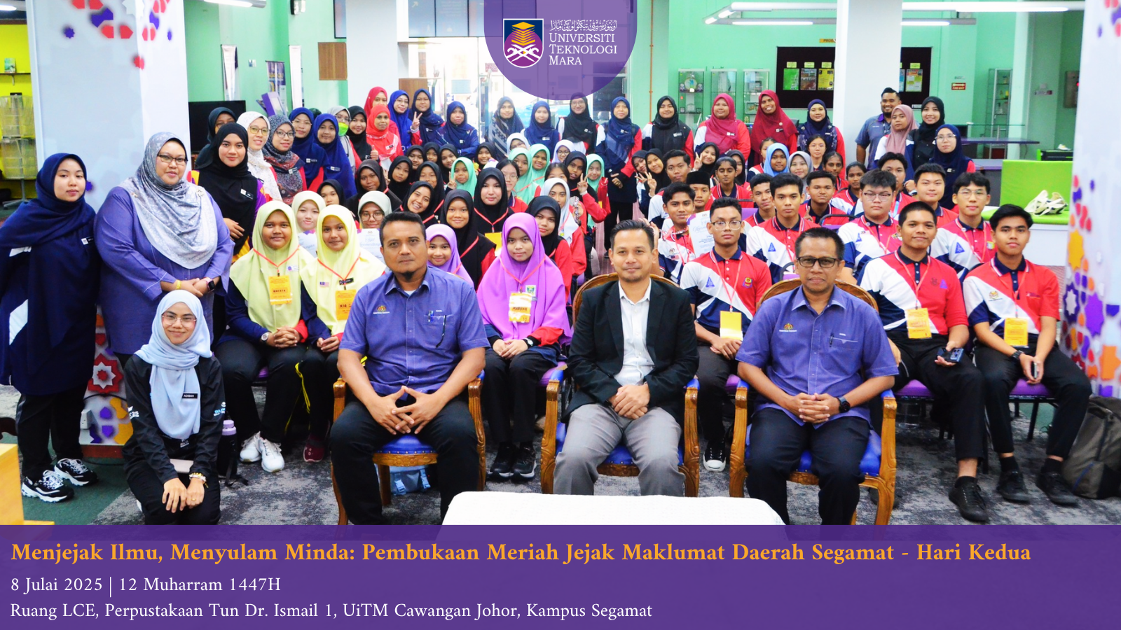 Menjejak Ilmu, Menyulam Minda: Pembukaan Meriah Jejak Maklumat Daerah Segamat - Hari Kedua