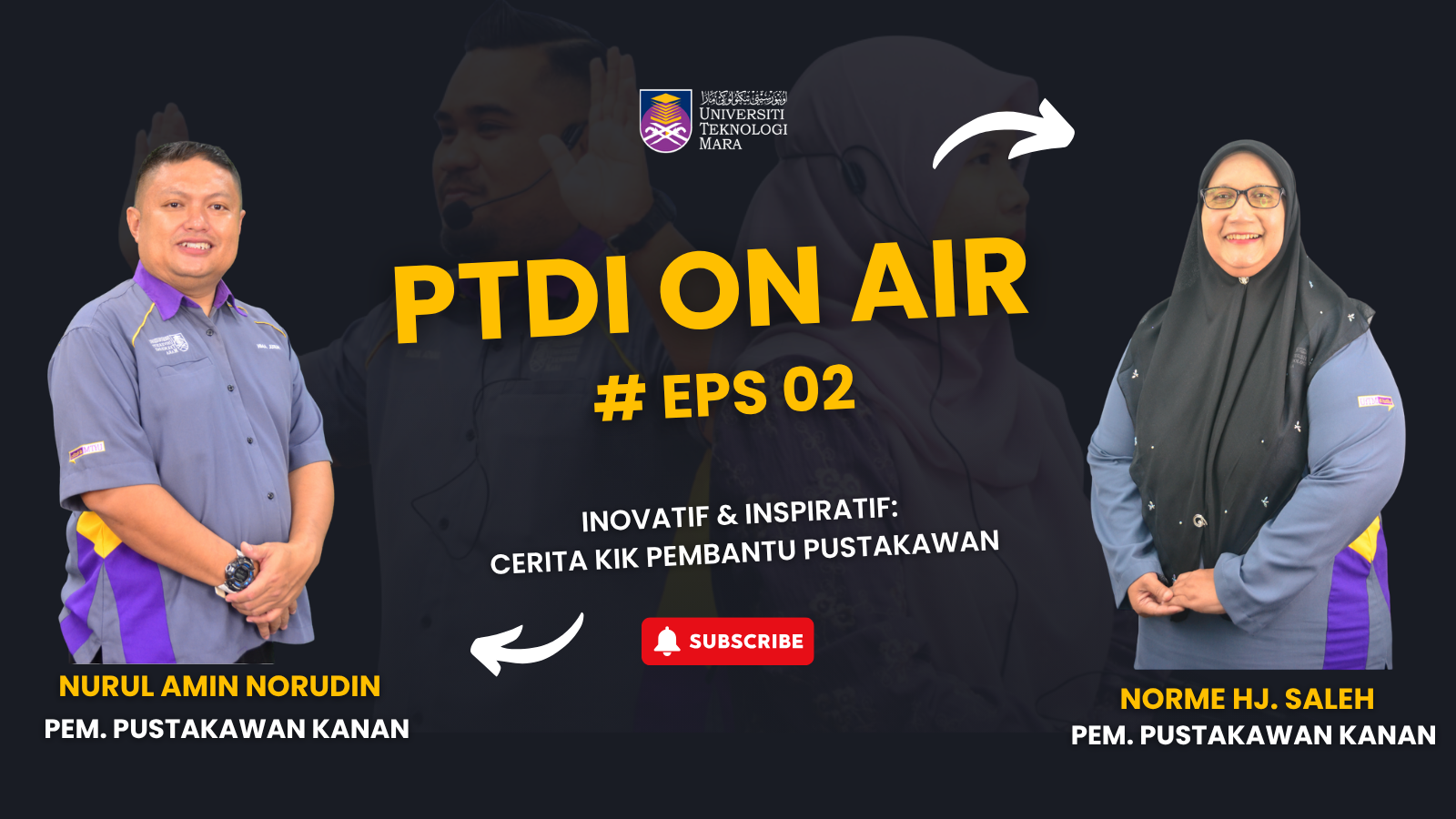 PTDI On Air - Episod 2 : Inovatif & Inspiratif – Cerita KIK Pembantu Pustakawan Kini di YouTube