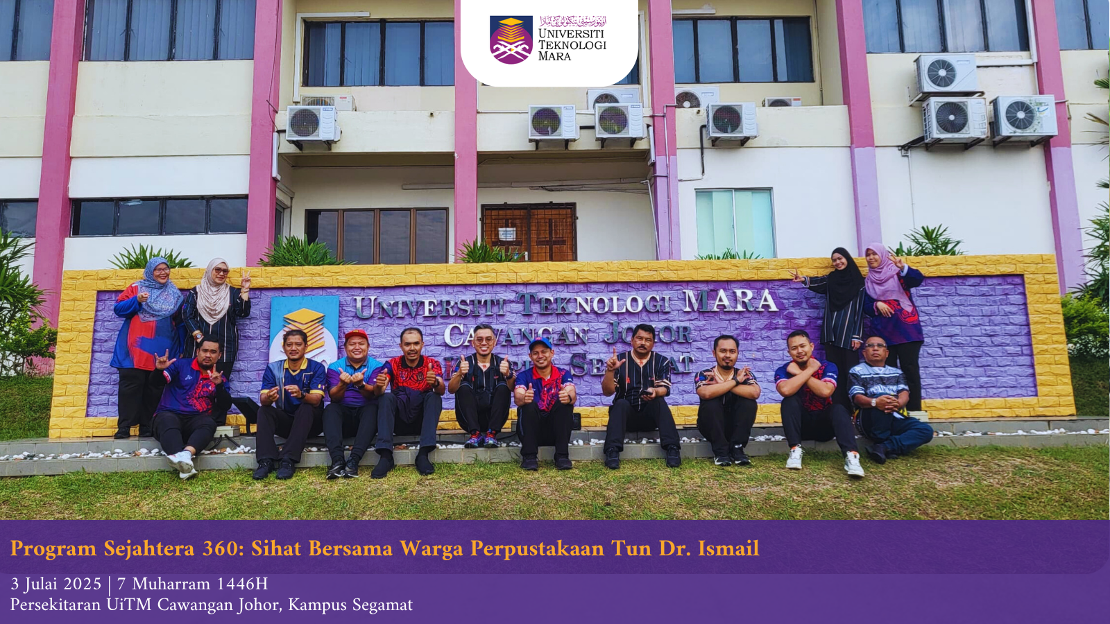 Program Sejahtera 360 Perkukuh Gaya Hidup Sihat Warga PTDI