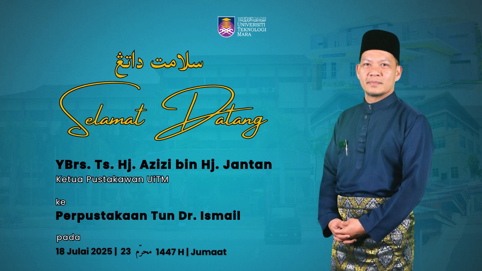 Sembang Santai Bersama Ketua Pustakawan UiTM Perkasa Aspirasi PTDI ke Arah Transformasi Digital