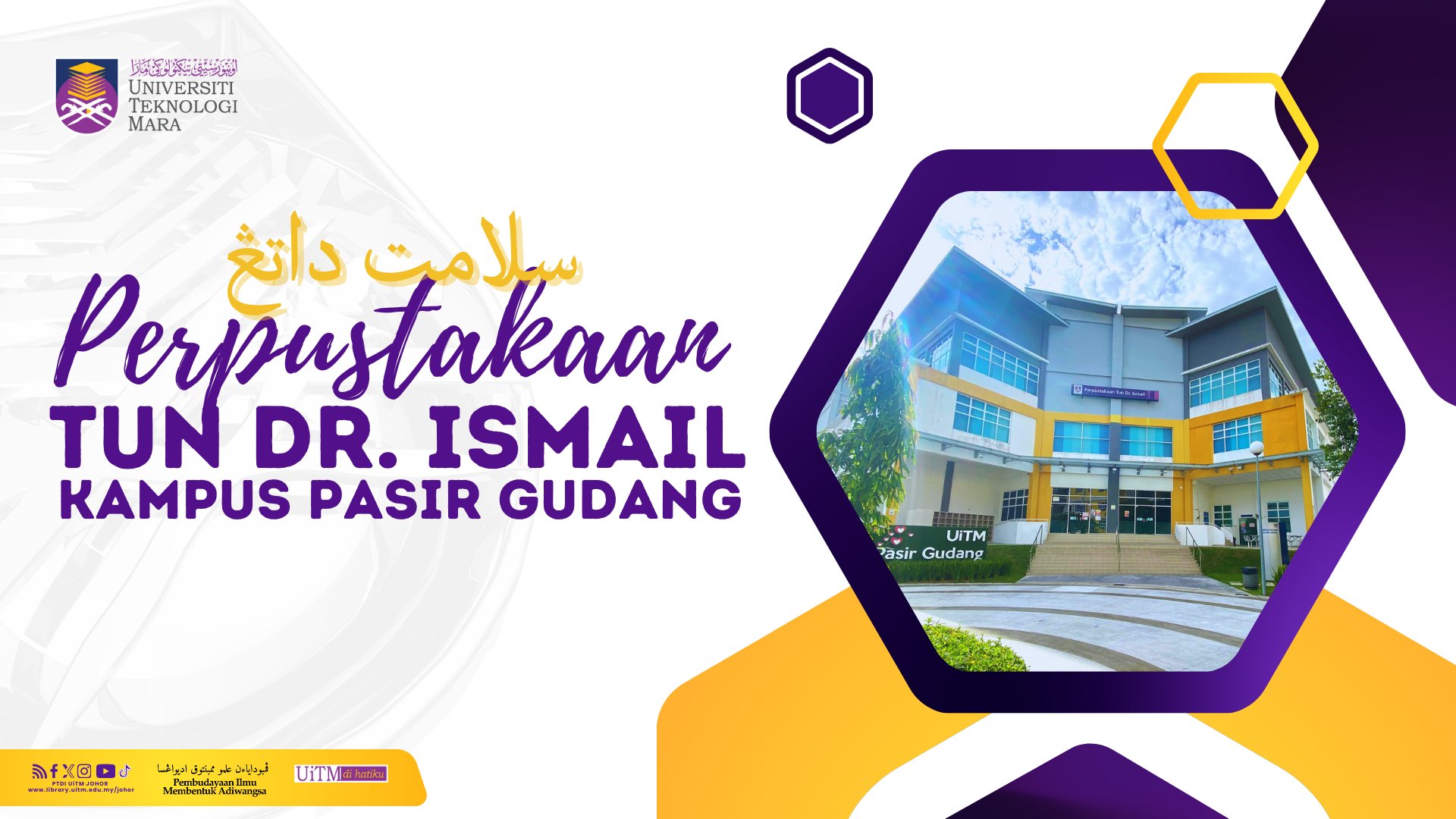 Taklimat MDS : Pelajar Baharu UiTM Pasir Gudang Didedah Kepada Literasi Maklumat