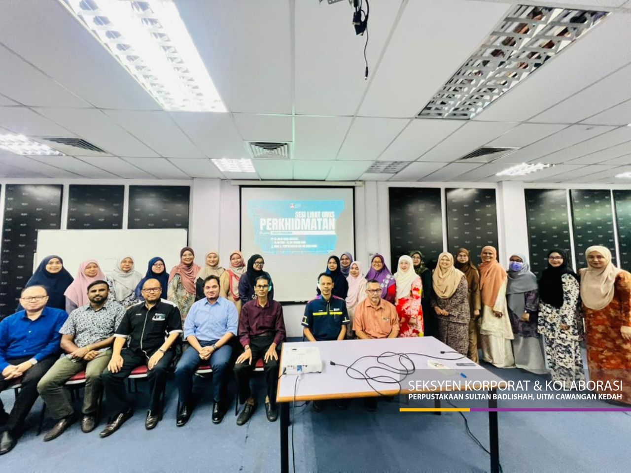 Sesi Libat Urus Perpustakaan Sultan Badlishah bersama Fakulti Perakaunan, UiTM Cawangan Kedah