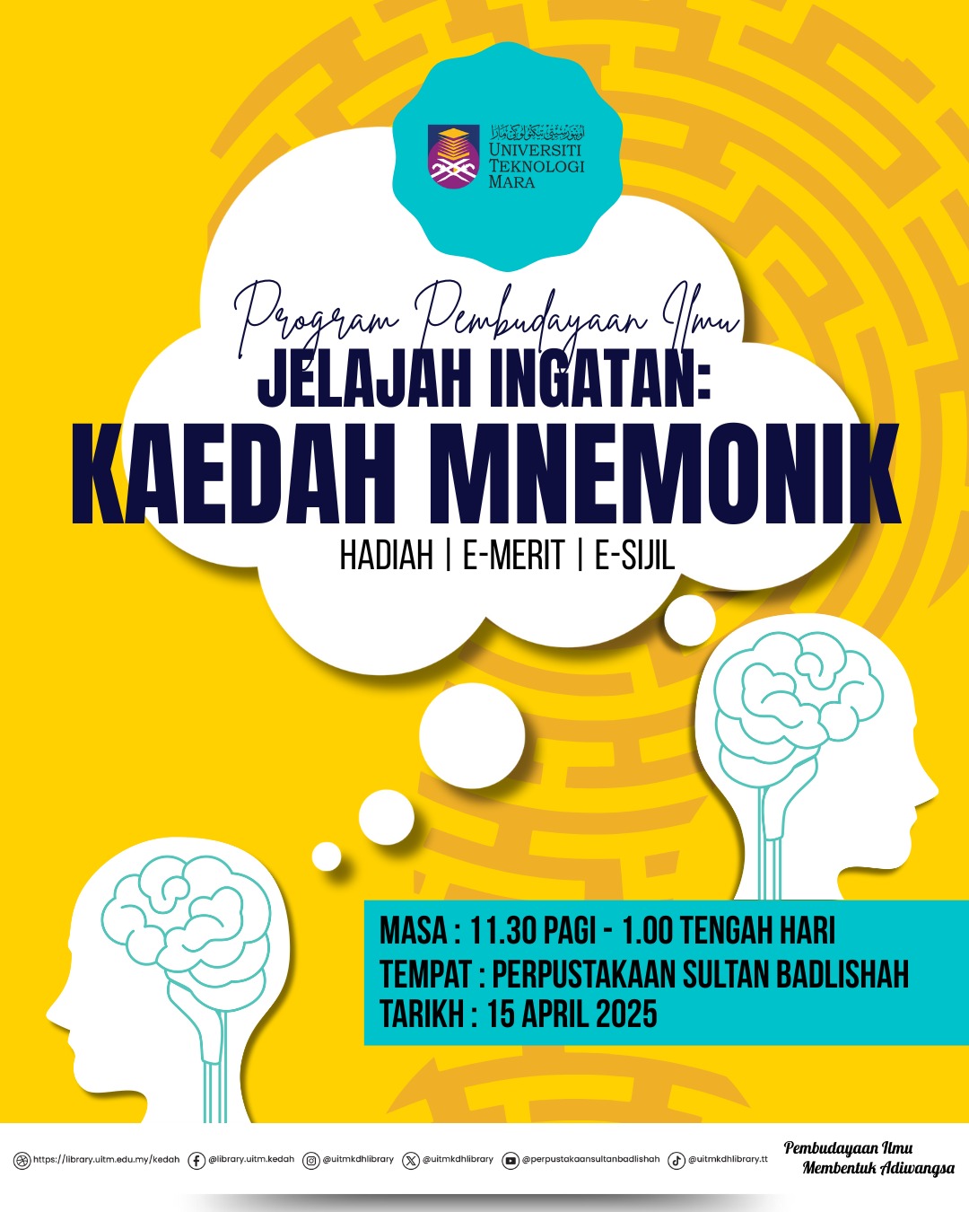 Program Jelajah Ingatan: Kaedah Mnemonik 