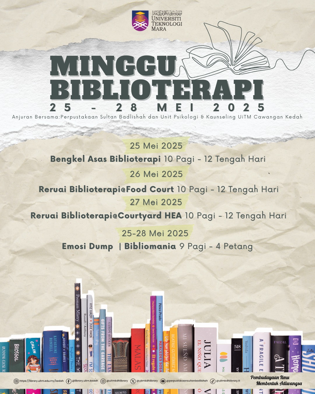 Program Minggu Biblioterapi@PSB