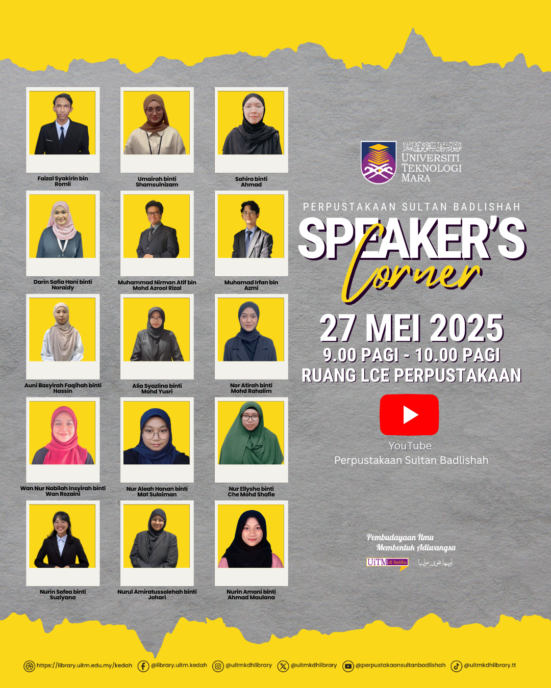 Program “Speaker’s Corner”@ PSB