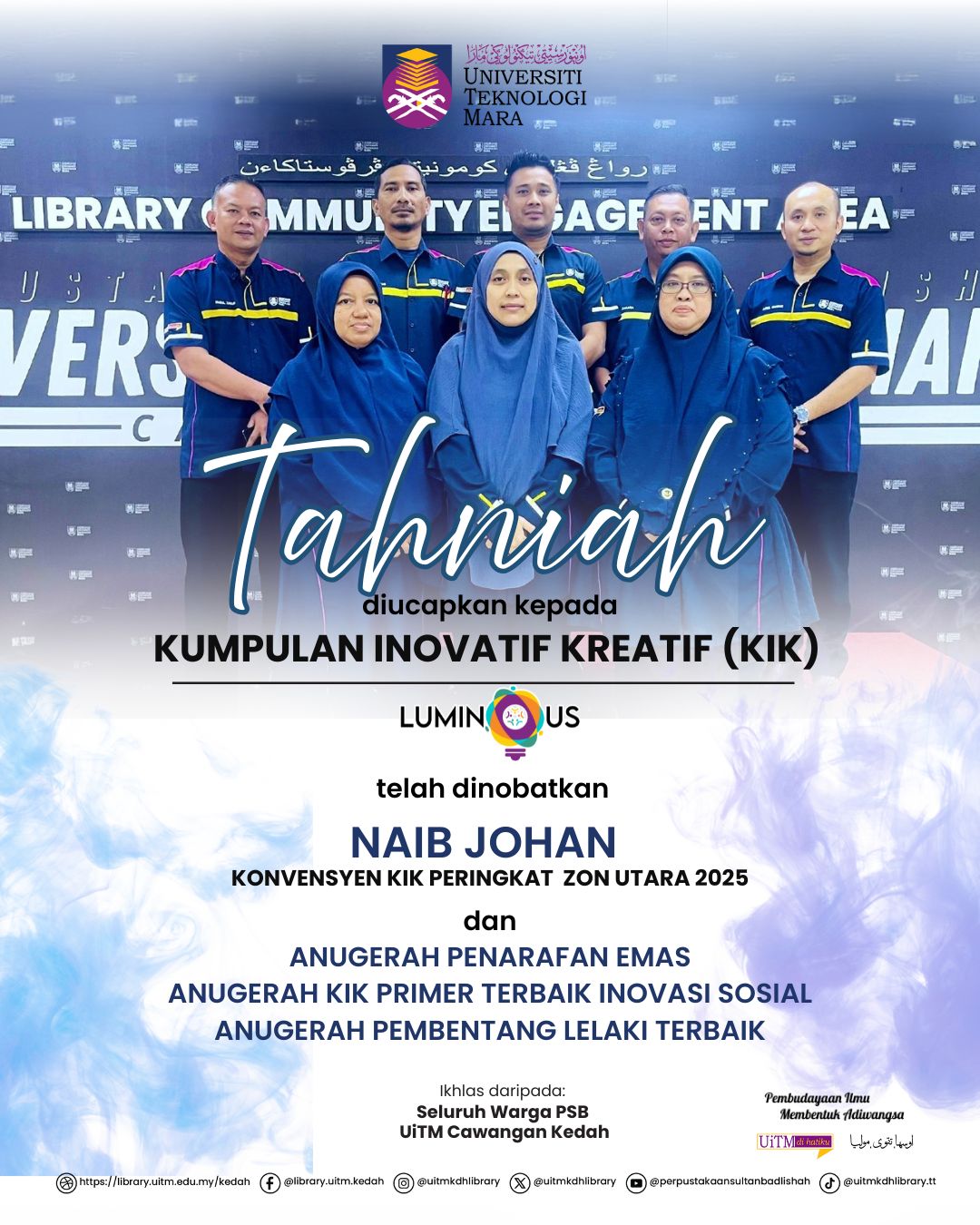 Syabas & Tahniah Kumpulan Luminous – Naib Johan Konvensyen KIK Zon Utara 2025