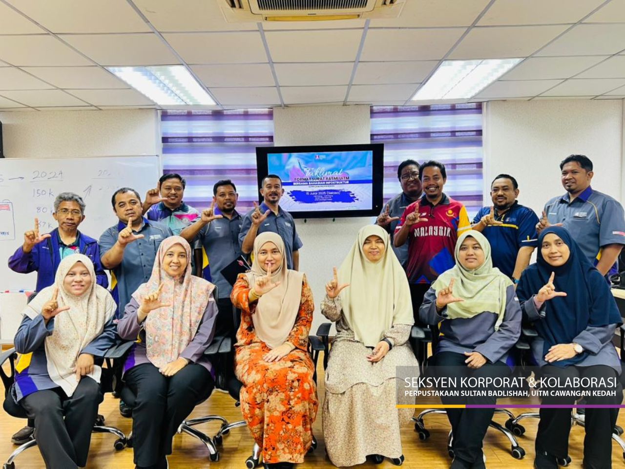 Taklimat Format Surat Rasmi UiTM Bersama Bahagian Infostruktur, UiTM Cawangan Kedah