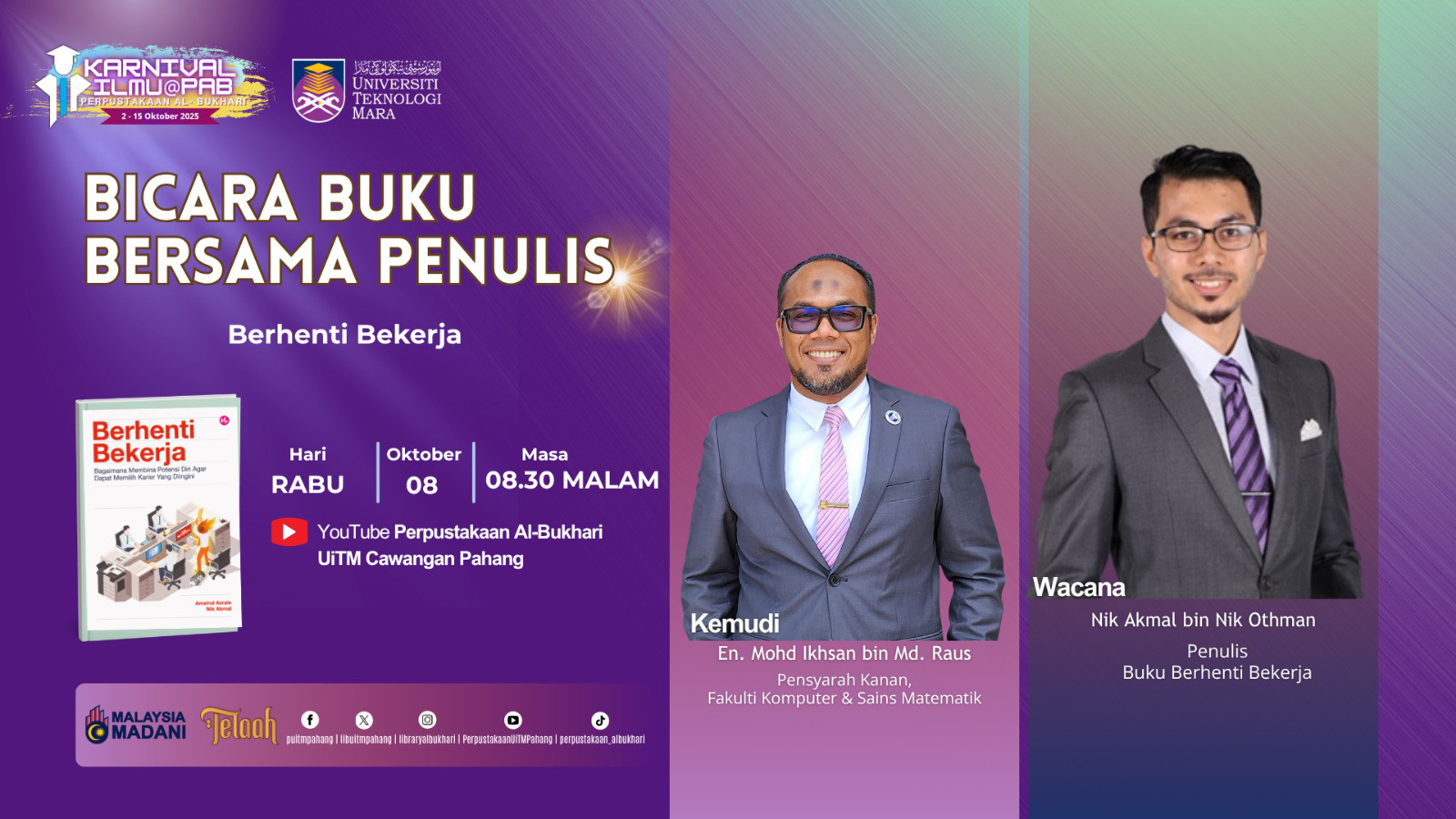  Bicara Buku Bersama Penulis