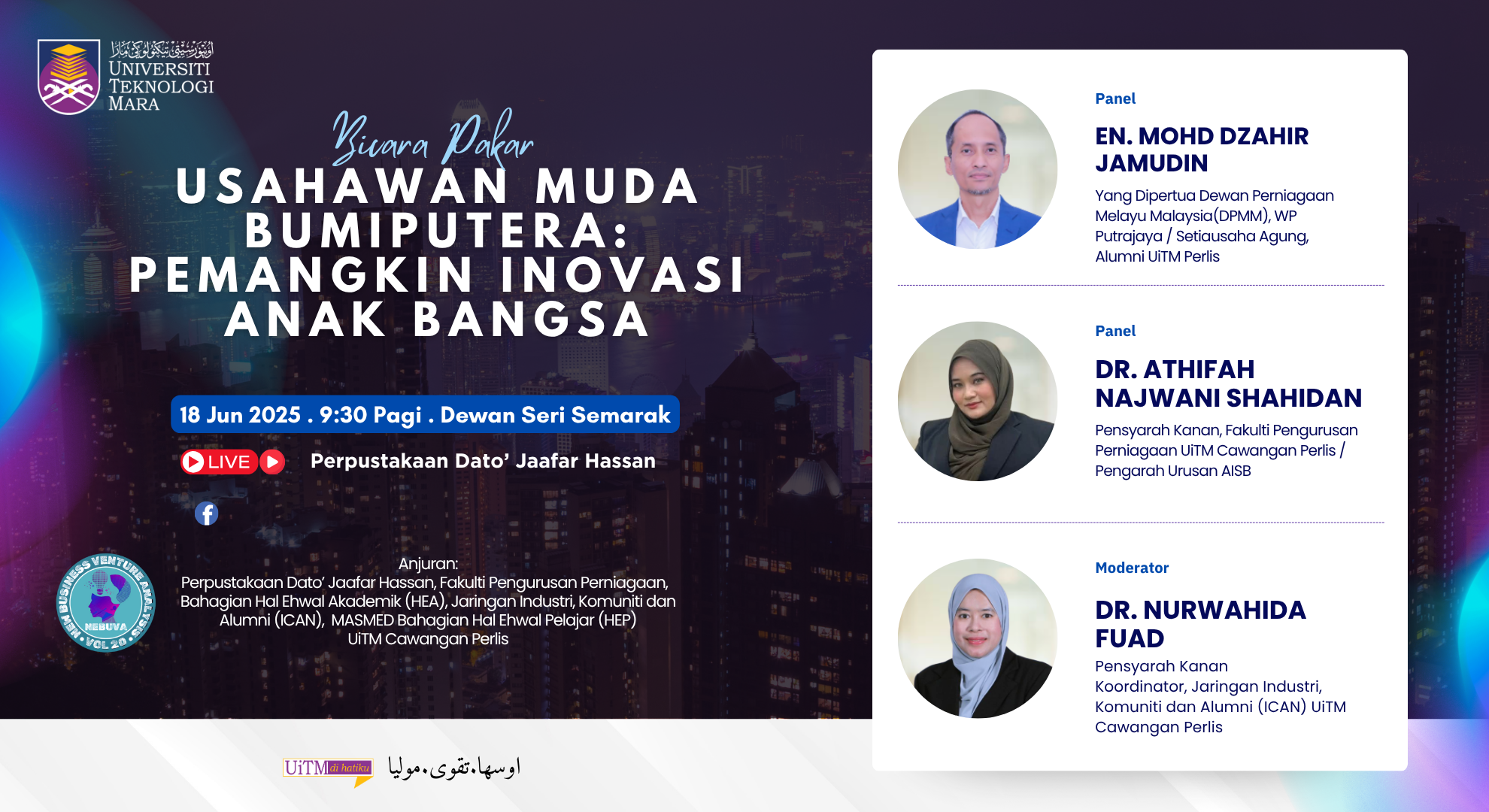 Bicara Pakar: Usahawan Muda Bumiputera Pemangkin Inovasi Anak Bangsa