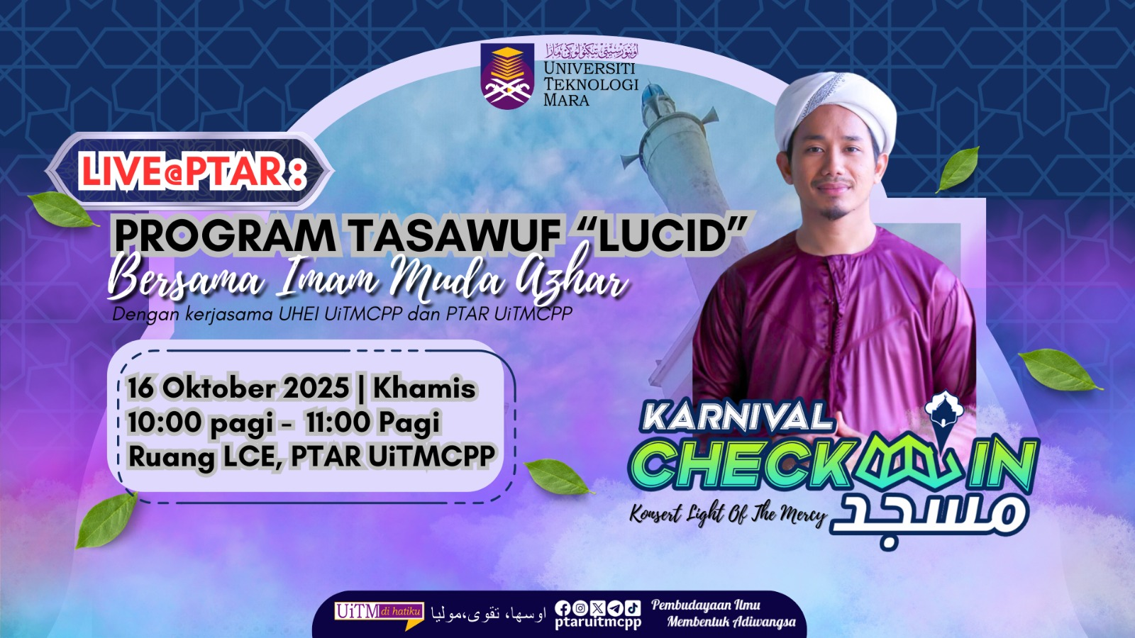 Program Tasawuf Lucid Bersama Imam Muda Azhar
