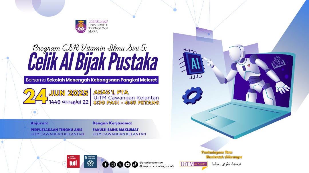 Program CSR Vitamin Ilmu Siri 5: Celik AI Bijak Pustaka 