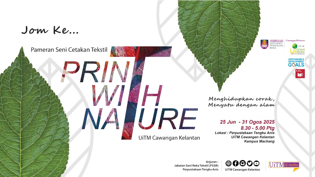 Pameran Seni Cetak Tekstil: Print With Nature
