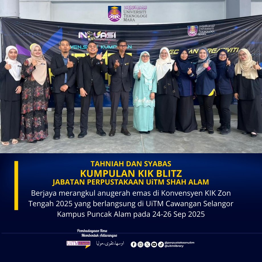 Pencapaian Cemerlang PTAR di Konvensyen KIK Zon Tengah 2025