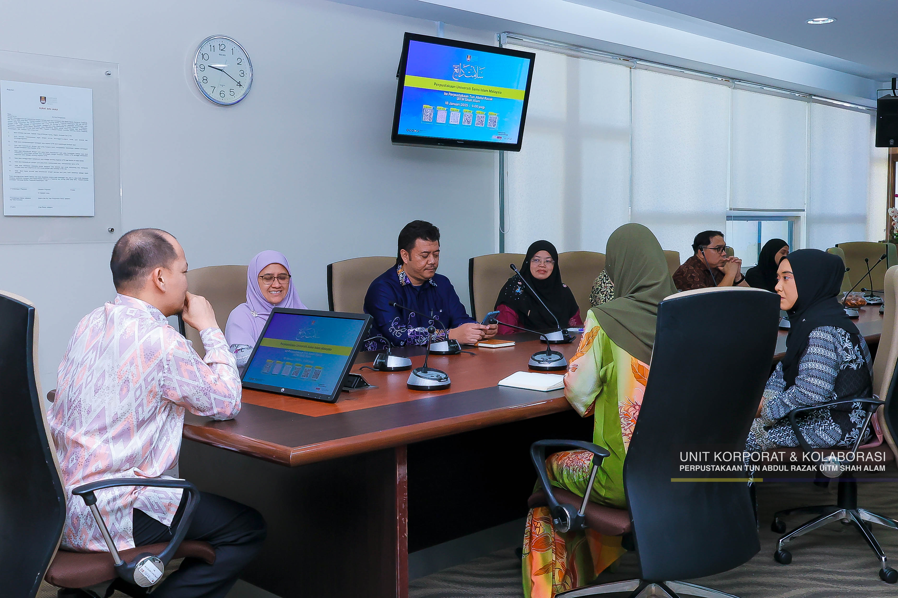 Lawatan Perpustakaan USIM bagi Penanda Arasan Pembangunan Bakat Perpustakaan