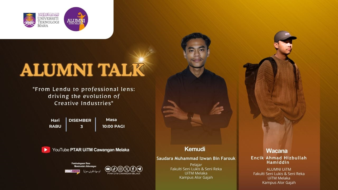 Alumni Talk: "From Lendu to Professional Lens: Driving the Evolution of Creative Industries"