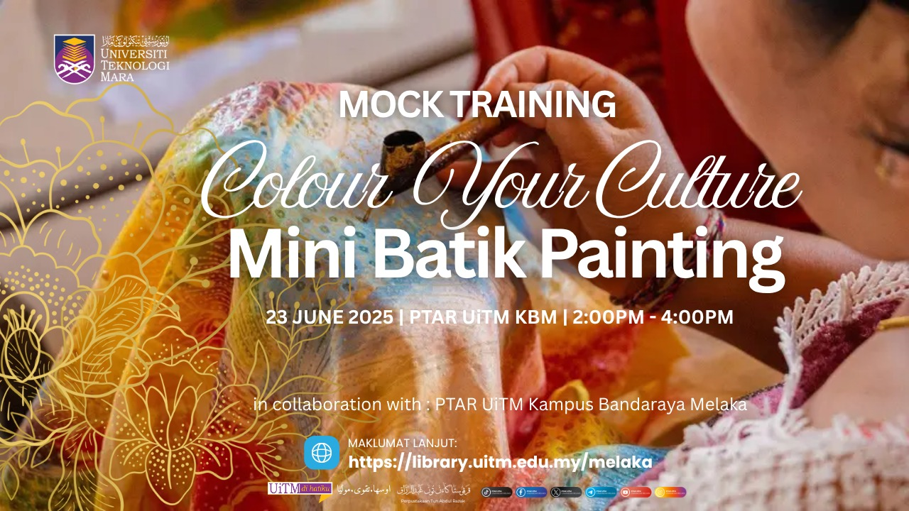 Mock Training "Colour Your Culture: Mini Batik Painting"