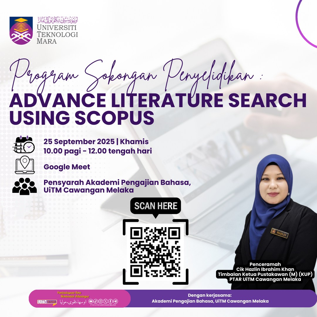Advance Literature Search Using Scopus bersama APB UiTM Cawangan Melaka