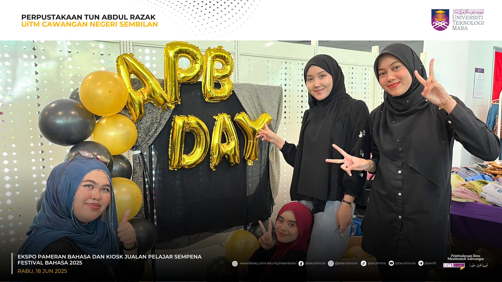Ekspo Pameran Bahasa dan Kiosk Jualan Pelajar Sempena Festival Bahasa 2025 