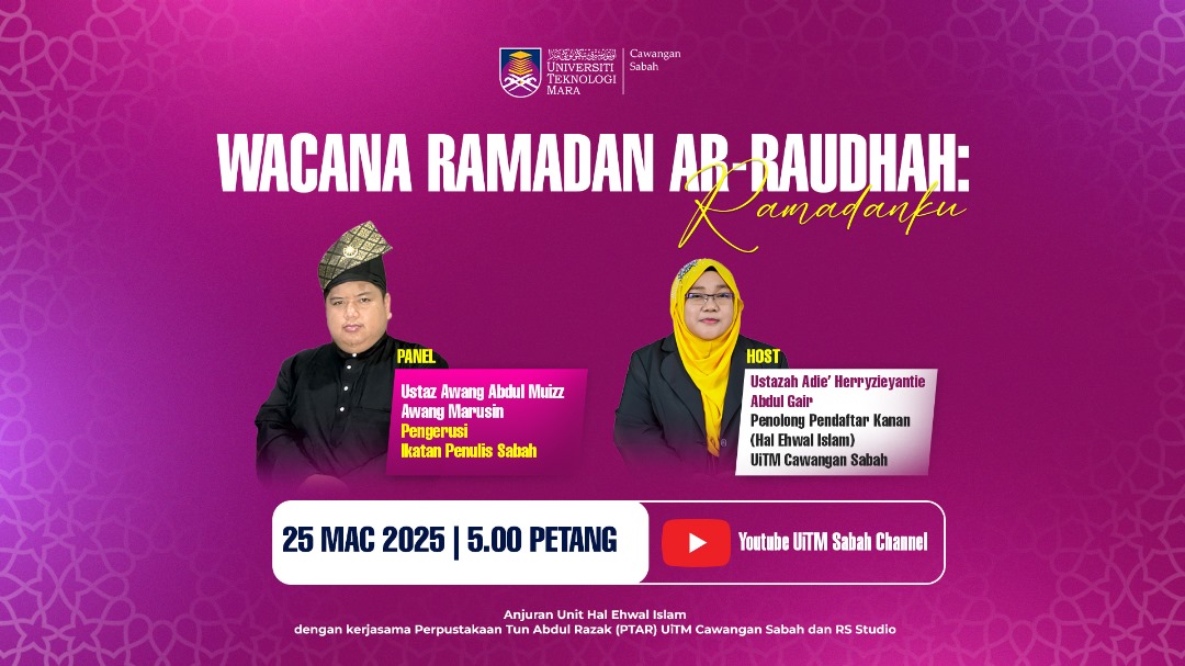 Wacana Ramadan Ar- Raudhah: Ramadanku