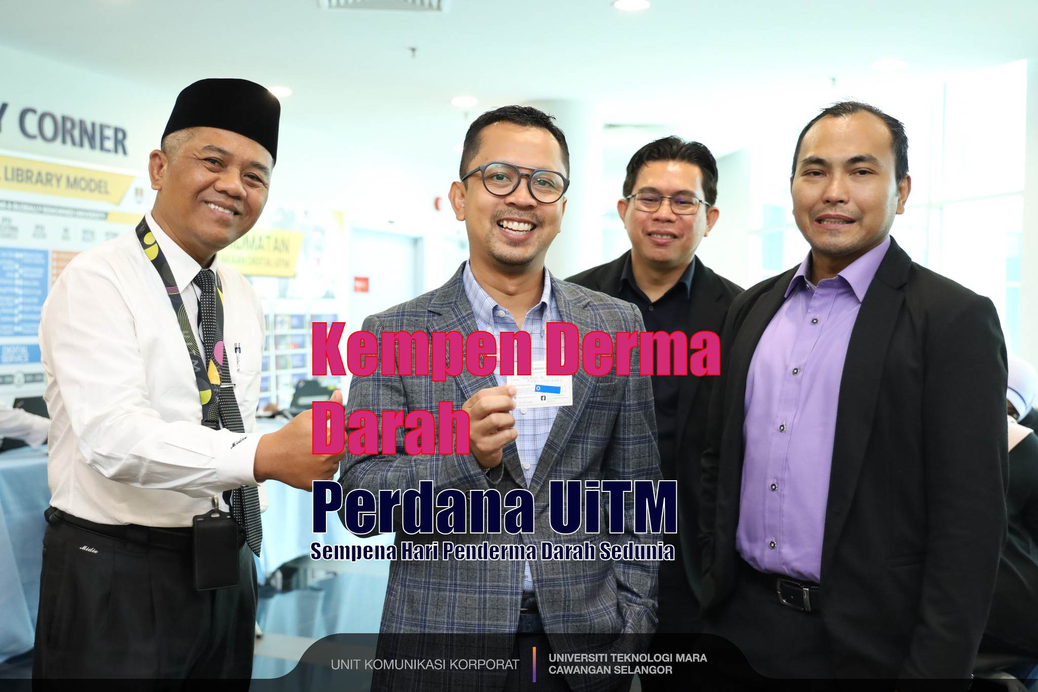 Kempen Derma Darah Perdana: UiTM Heartbeat – Nationwide Blood Drive for a Better Tomorrow