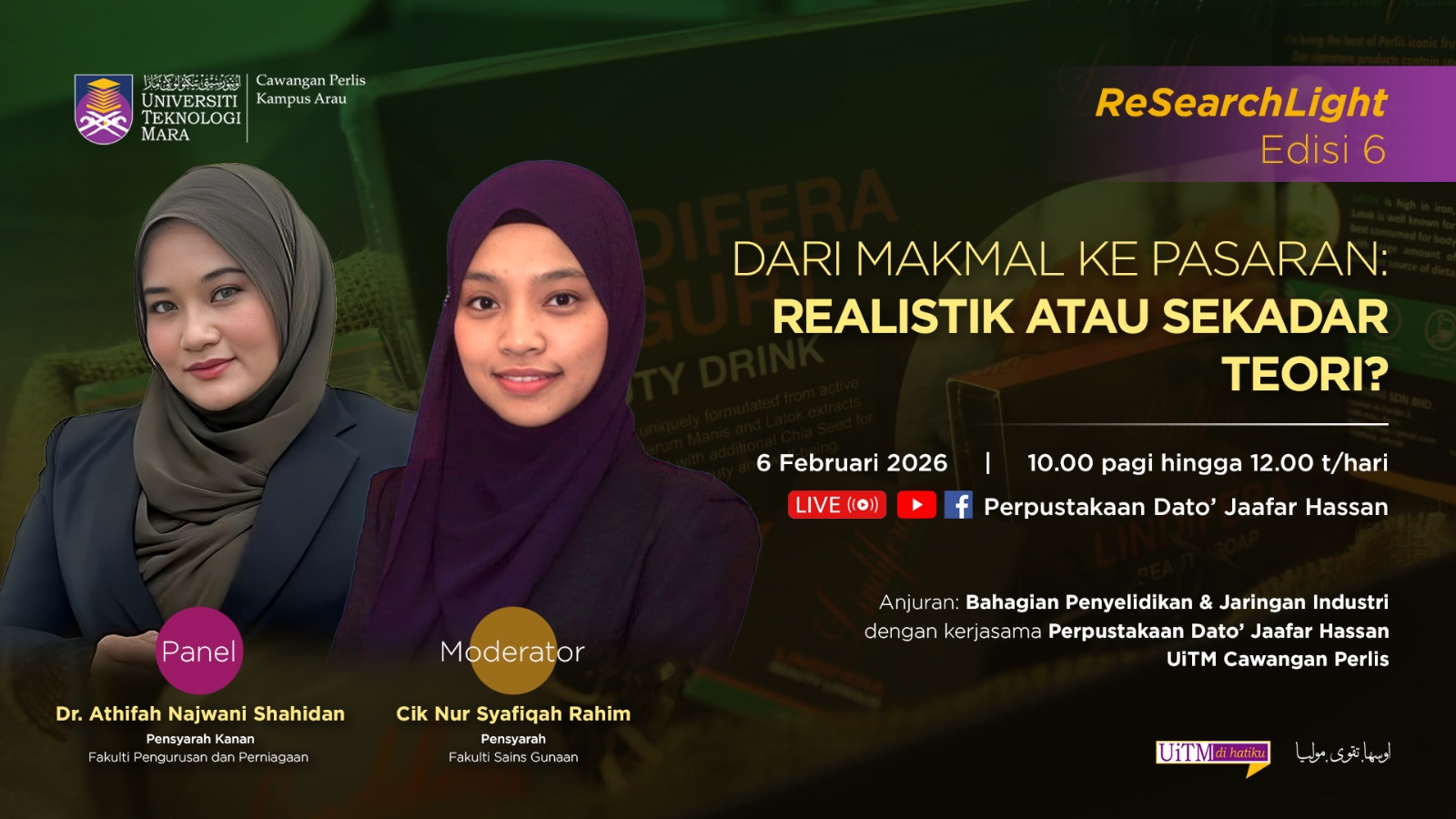 ResearchLight Edisi 6: Dari Makmal ke Pasaran — Realistik atau Sekadar Teori?