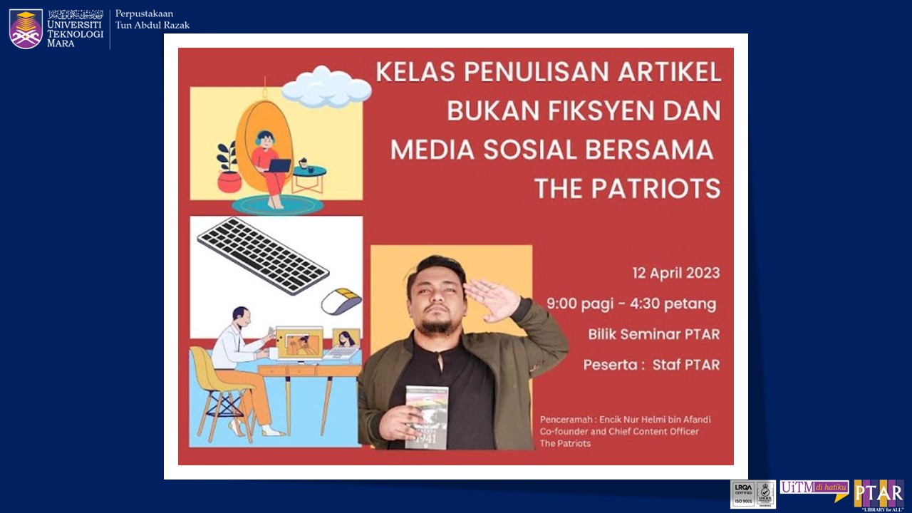 Kelas Penulisan Artikel Bukan Fiksyen dan Media Sosial