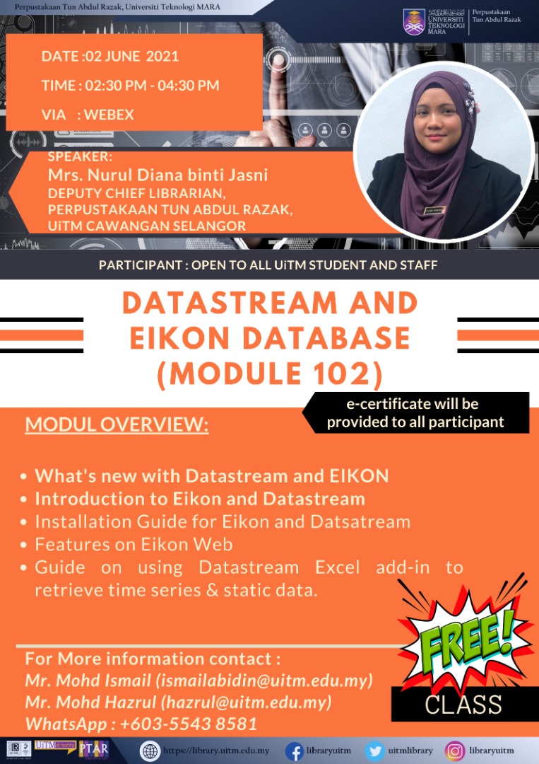 Datastream and Eikon database (Module 102)