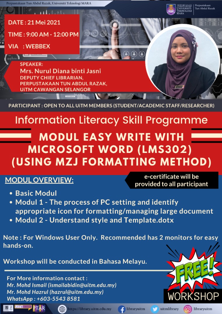 Modul Easy Write With Microsoft Word (LMS302) 